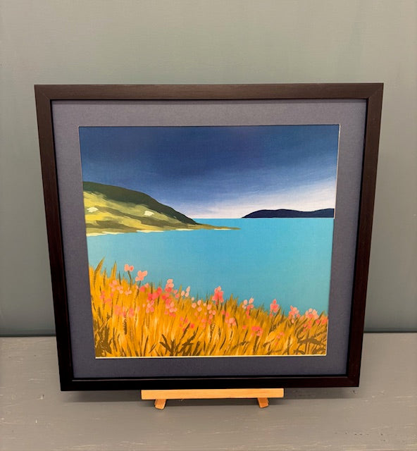 Deep Blue Devon print