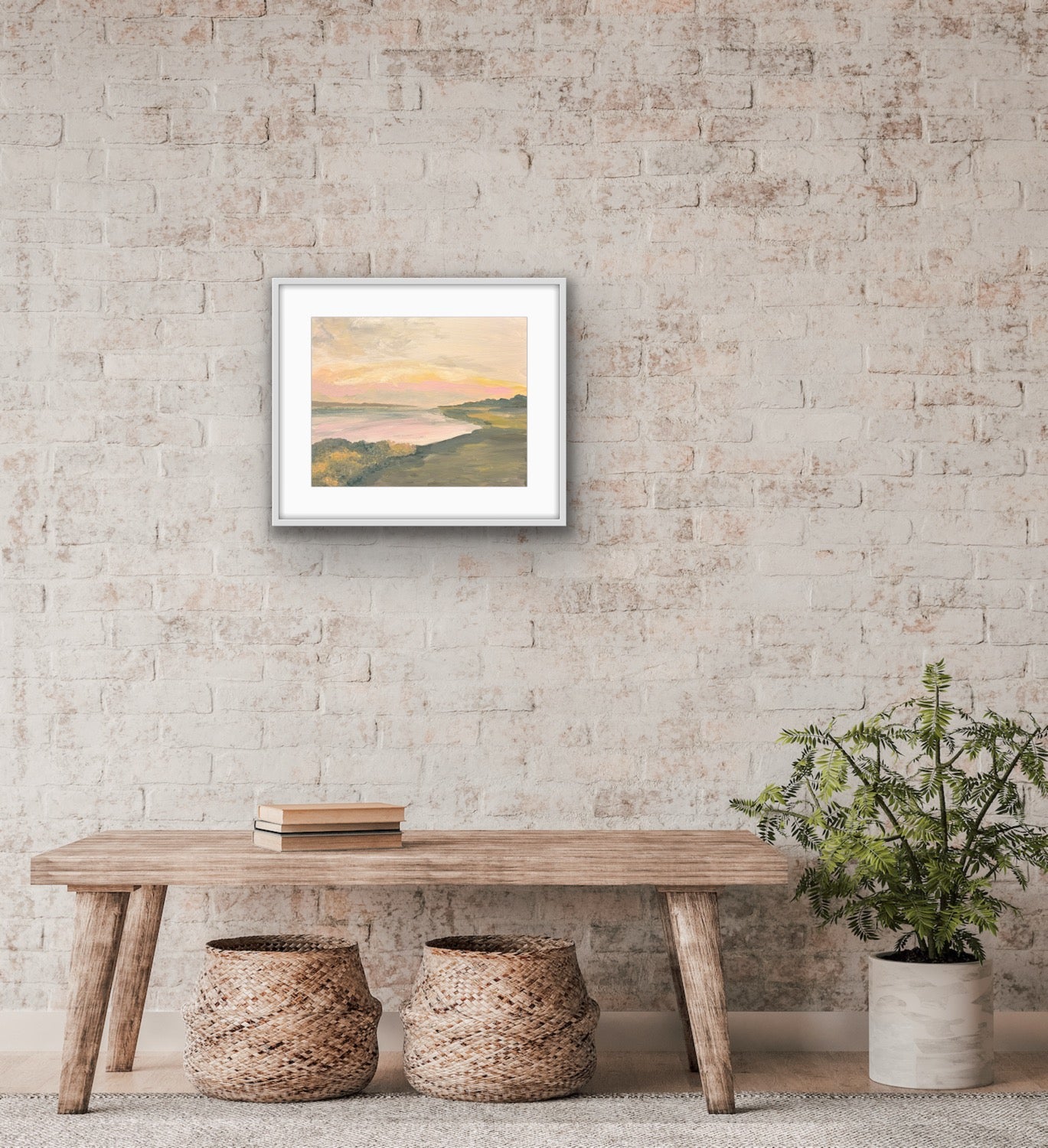 'Hengistbury Peace' Art Print A4. A3 & A2 size (unframed)