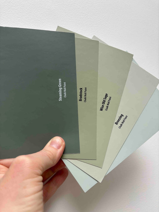 Frenchic Peel & Stick Paint Sample (pack of 5)- GREENS