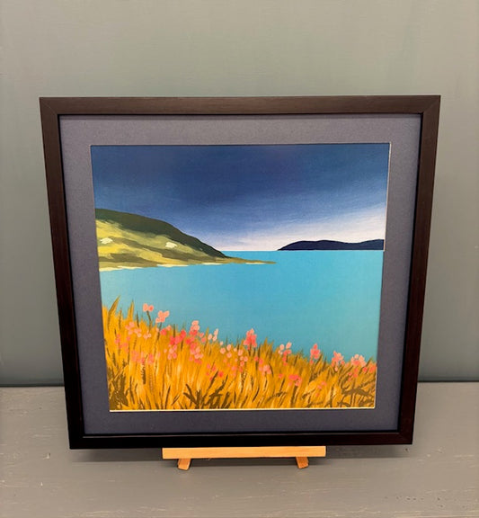 Deep Blue Devon print