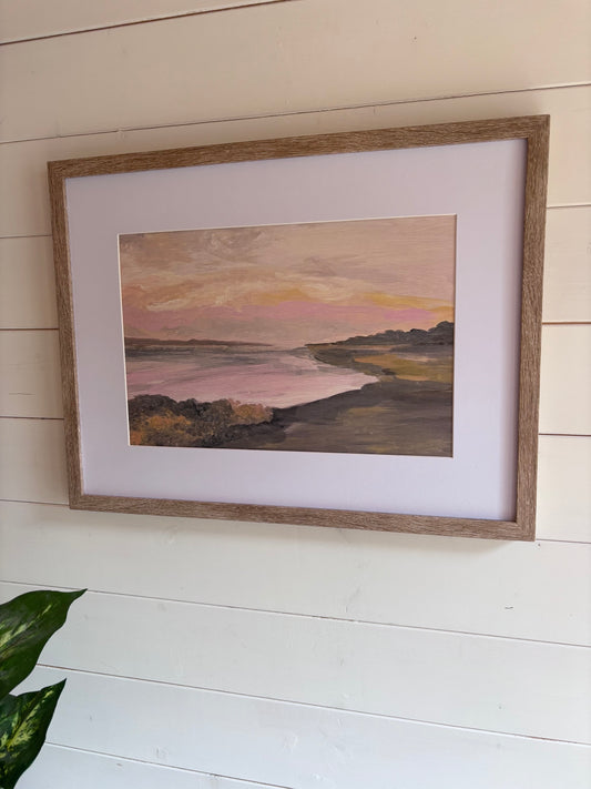'Hengistbury Peace' Art Print A4. A3 & A2 size (unframed)