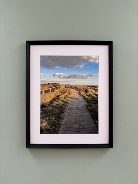 Hengistbury Head Trail A3 Art Print