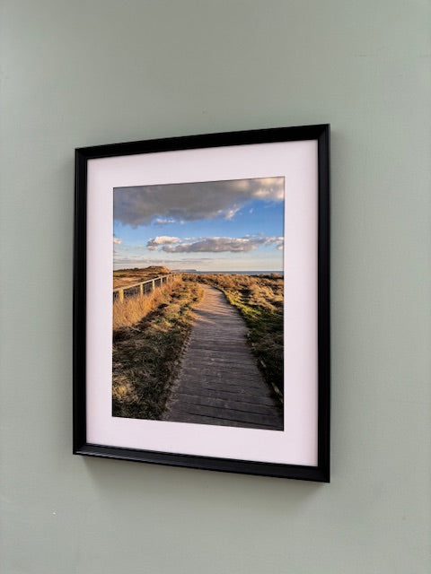 Hengistbury Head Trail A3 Art Print