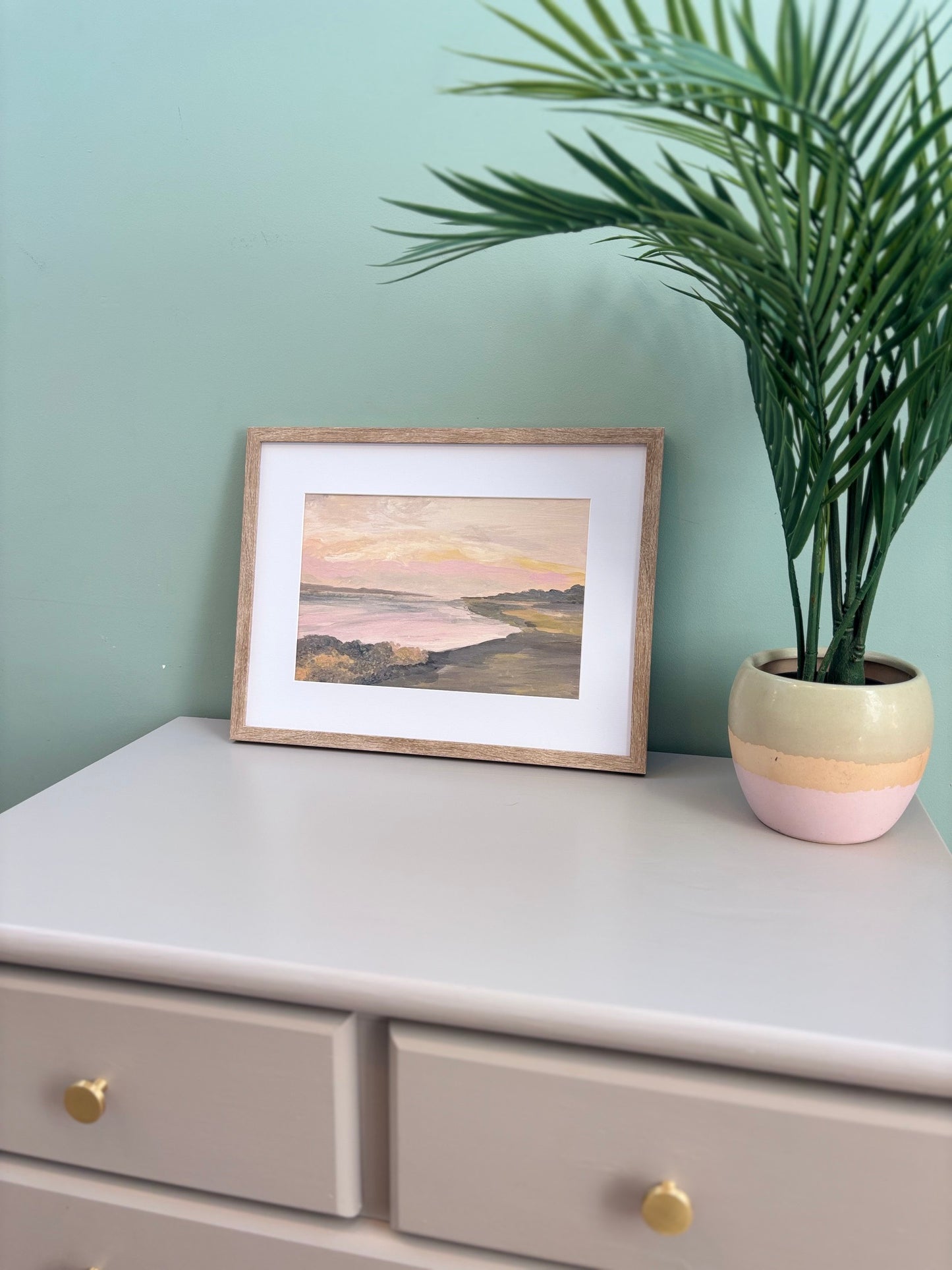 'Hengistbury Peace' Art Print A4. A3 & A2 size (unframed)