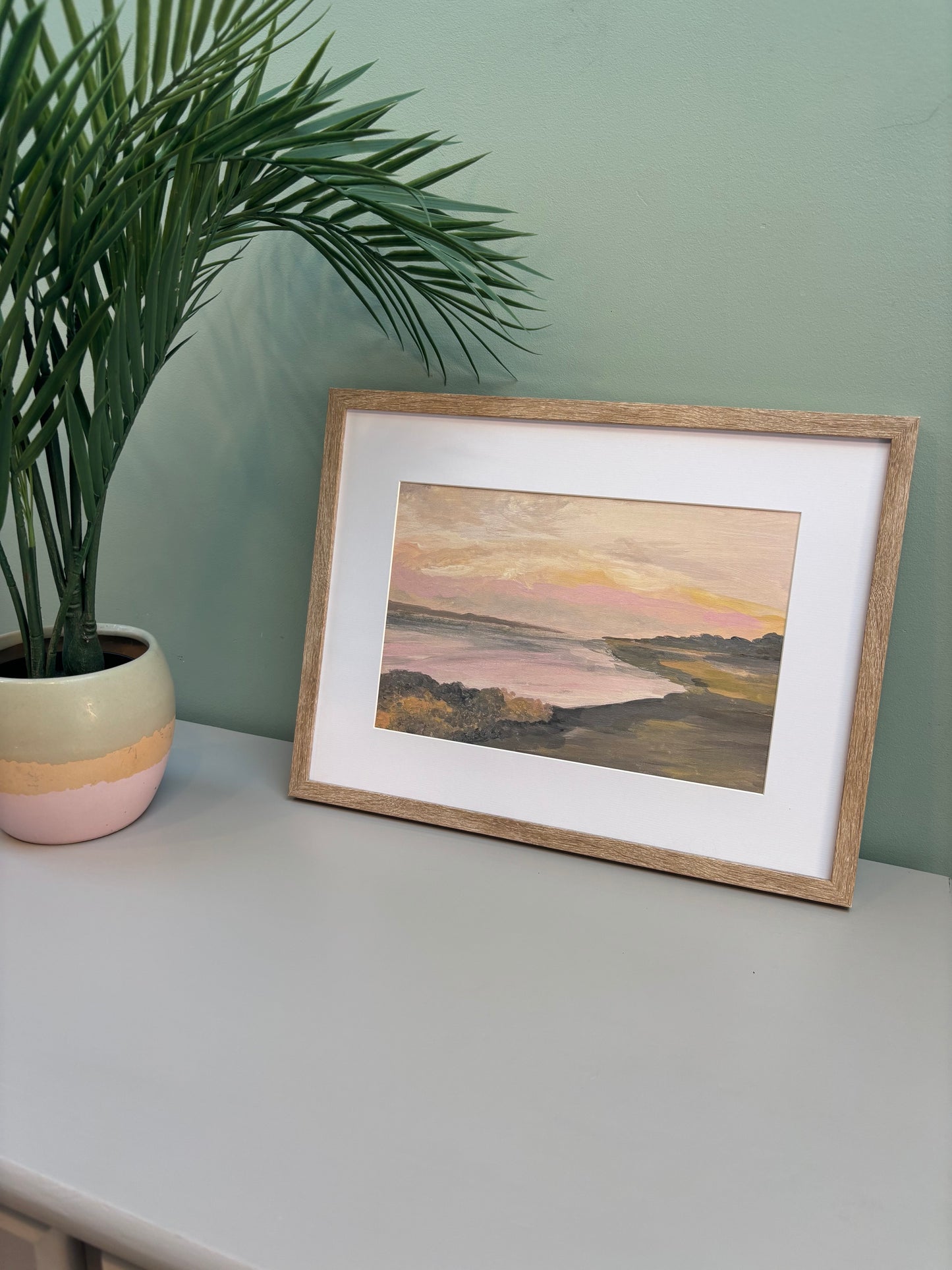 'Hengistbury Peace' Art Print A4. A3 & A2 size (unframed)