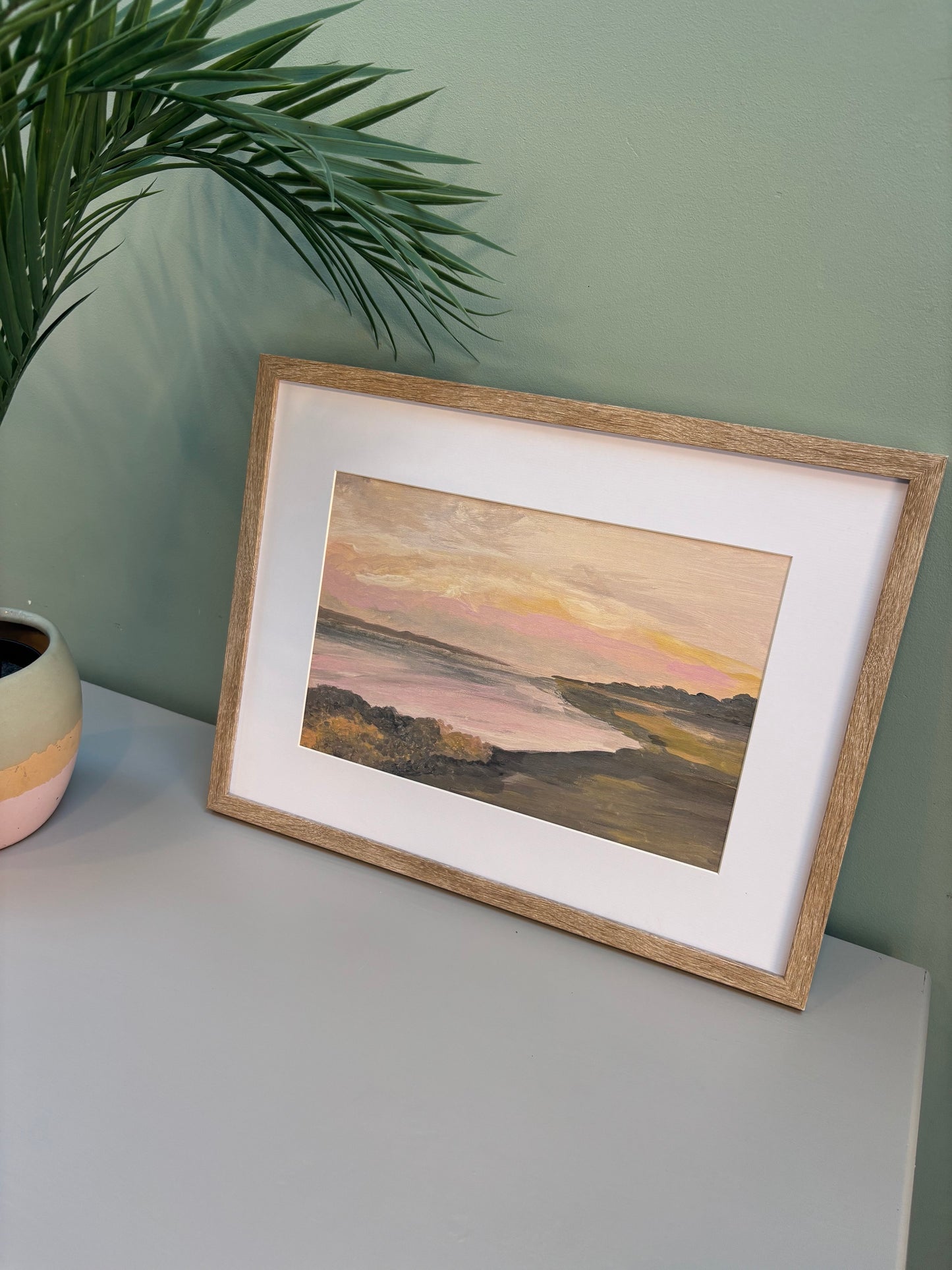 'Hengistbury Peace' Art Print A4. A3 & A2 size (unframed)