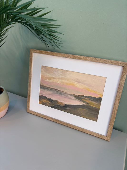 'Hengistbury Peace' Art Print A4. A3 & A2 size (unframed)