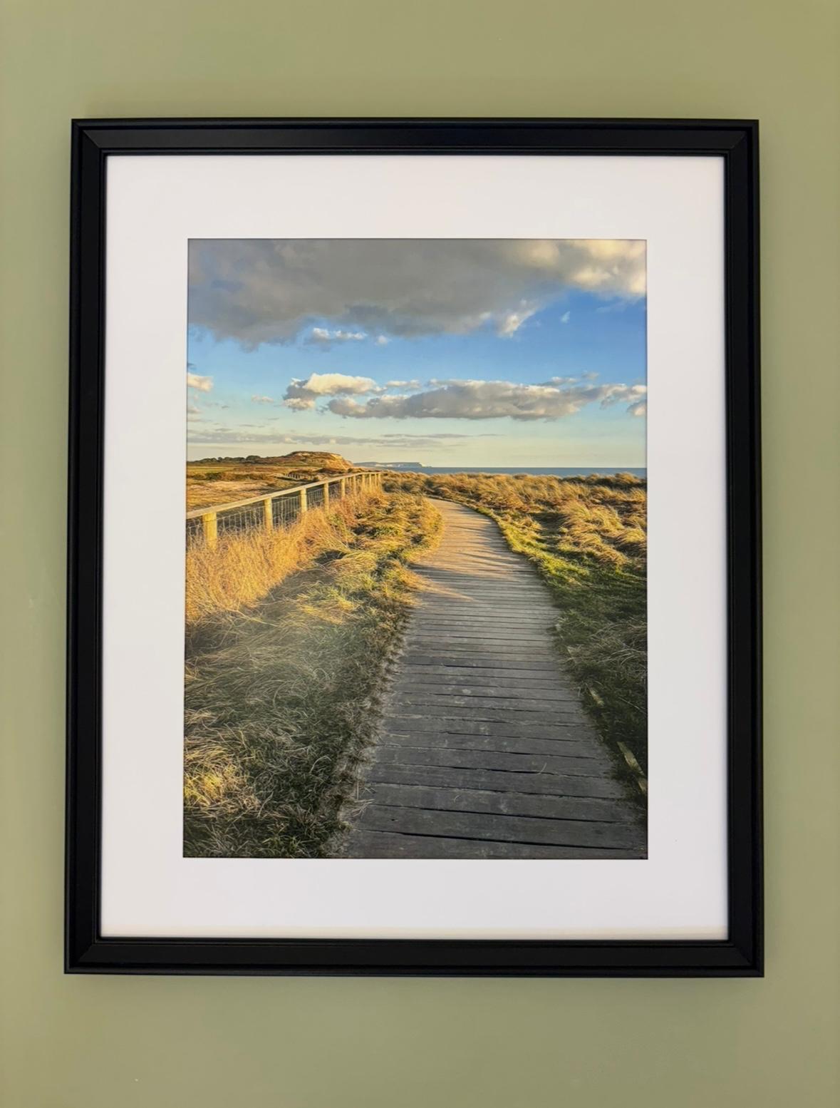 Hengistbury Head Trail A3 Art Print