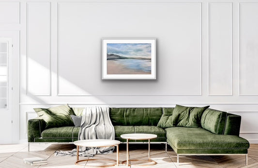 'Whitby' Art Canvas- original art size 84cm x 59cm.  Unframed