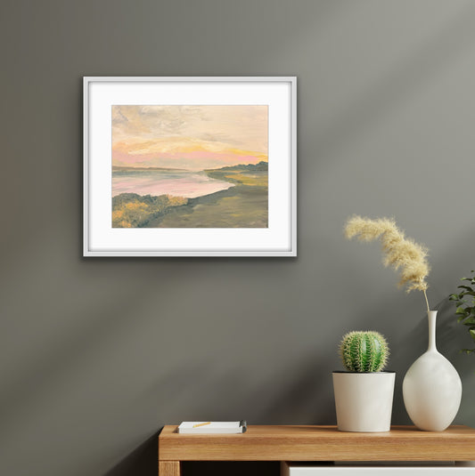 'Hengistbury Peace' Art Print A4 & A3 size (unframed)