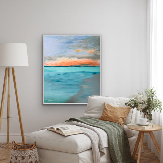 'If The Sky Was Blue' Art Canvas- original art size 100cm x 120cm