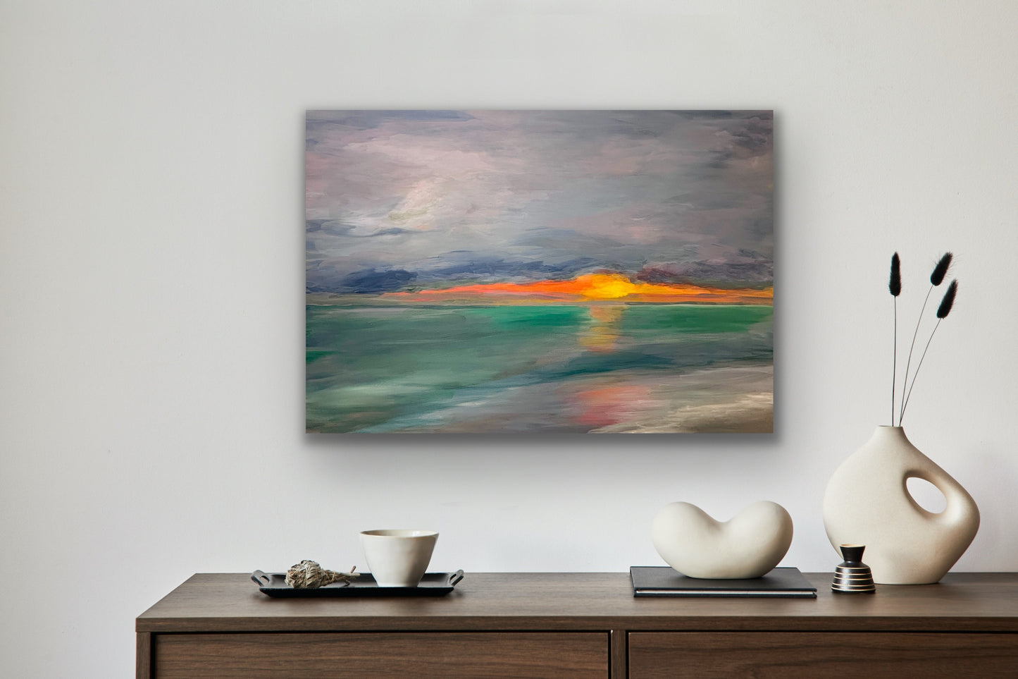 'Optimism' Art Canvas- original art size 84cm x 59cm.  Unframed.