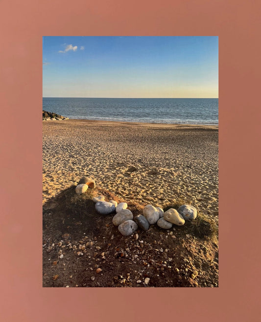Dorset Pebbles A3 Size Art Print