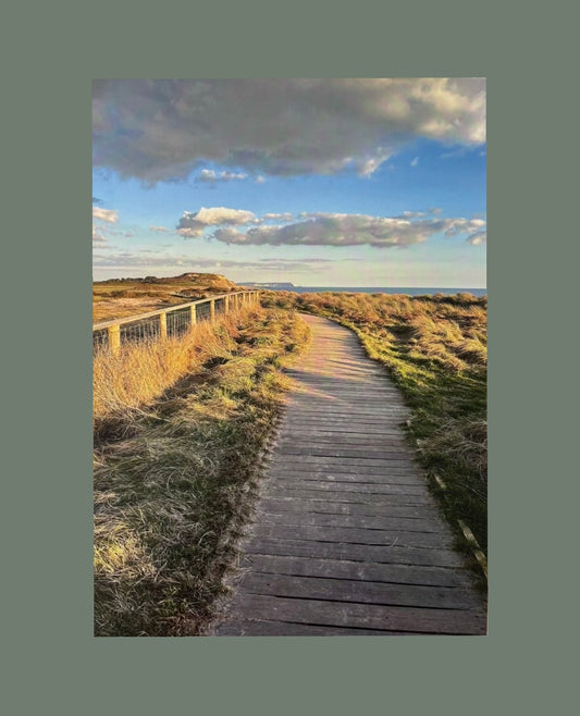 Hengistbury Head Trail A3 Art Print