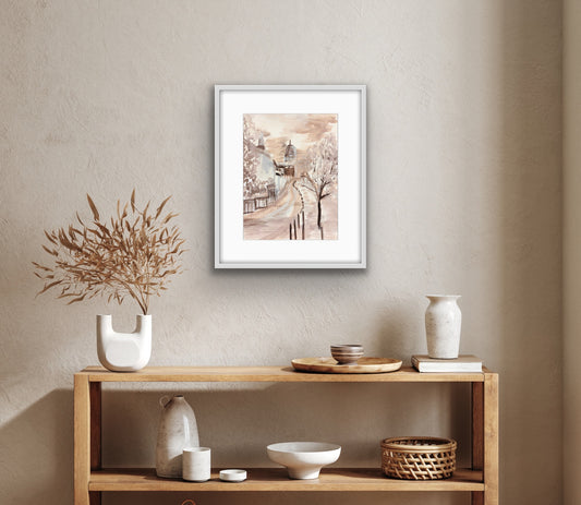'First Impressions' Art Print A4, A3 and A2 sizes (unframed)