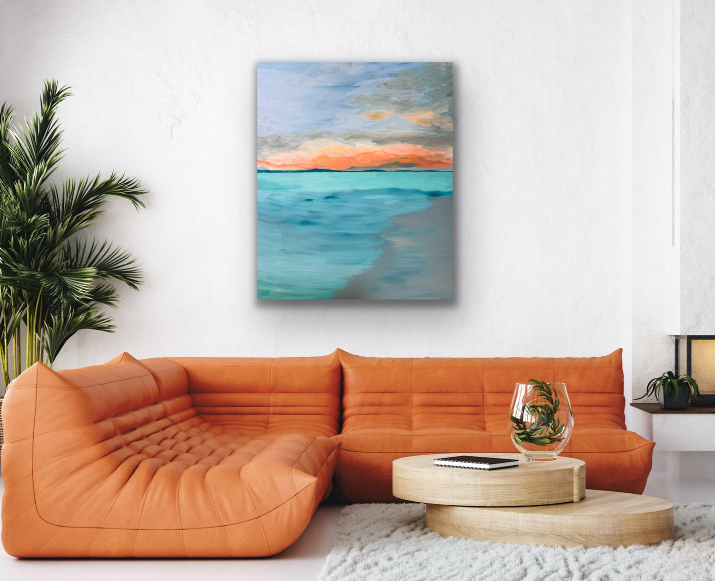 'If The Sky Was Blue' Art Canvas- original art size 100cm x 120cm