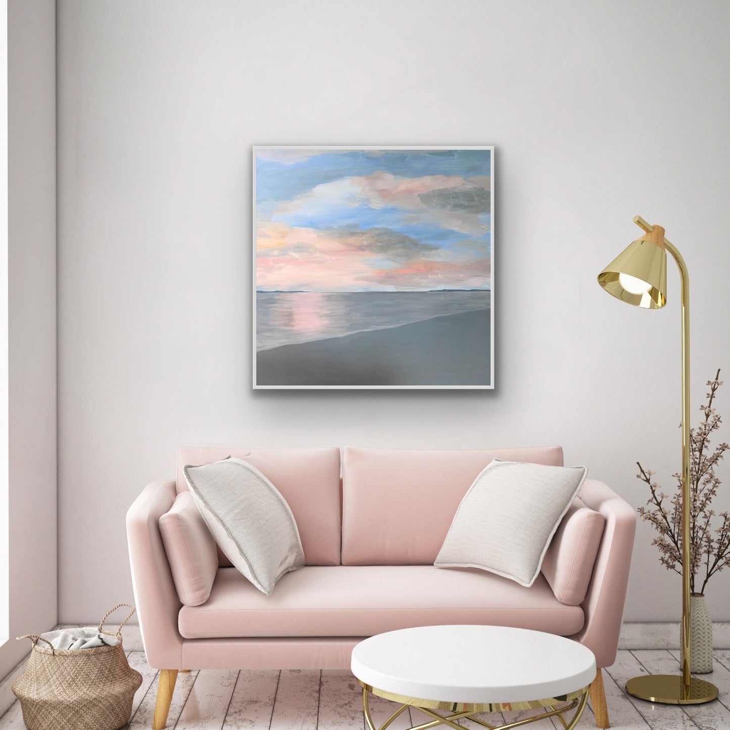 'What's For You Won't Go By You' Art Canvas- original art size 100cm x 100cm.  Unframed.
