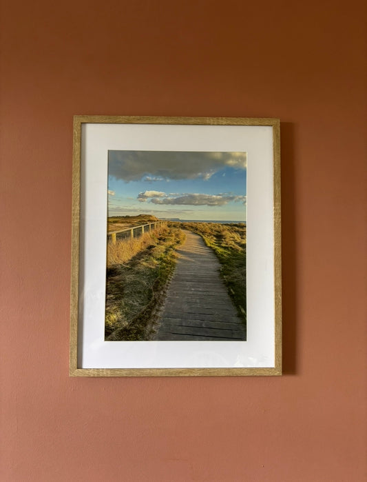 Hengistbury Head Trail A3 Art Print