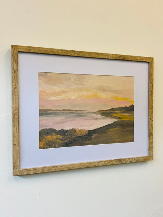 'Hengistbury Peace' Art Print A4. A3 & A2 size (unframed)