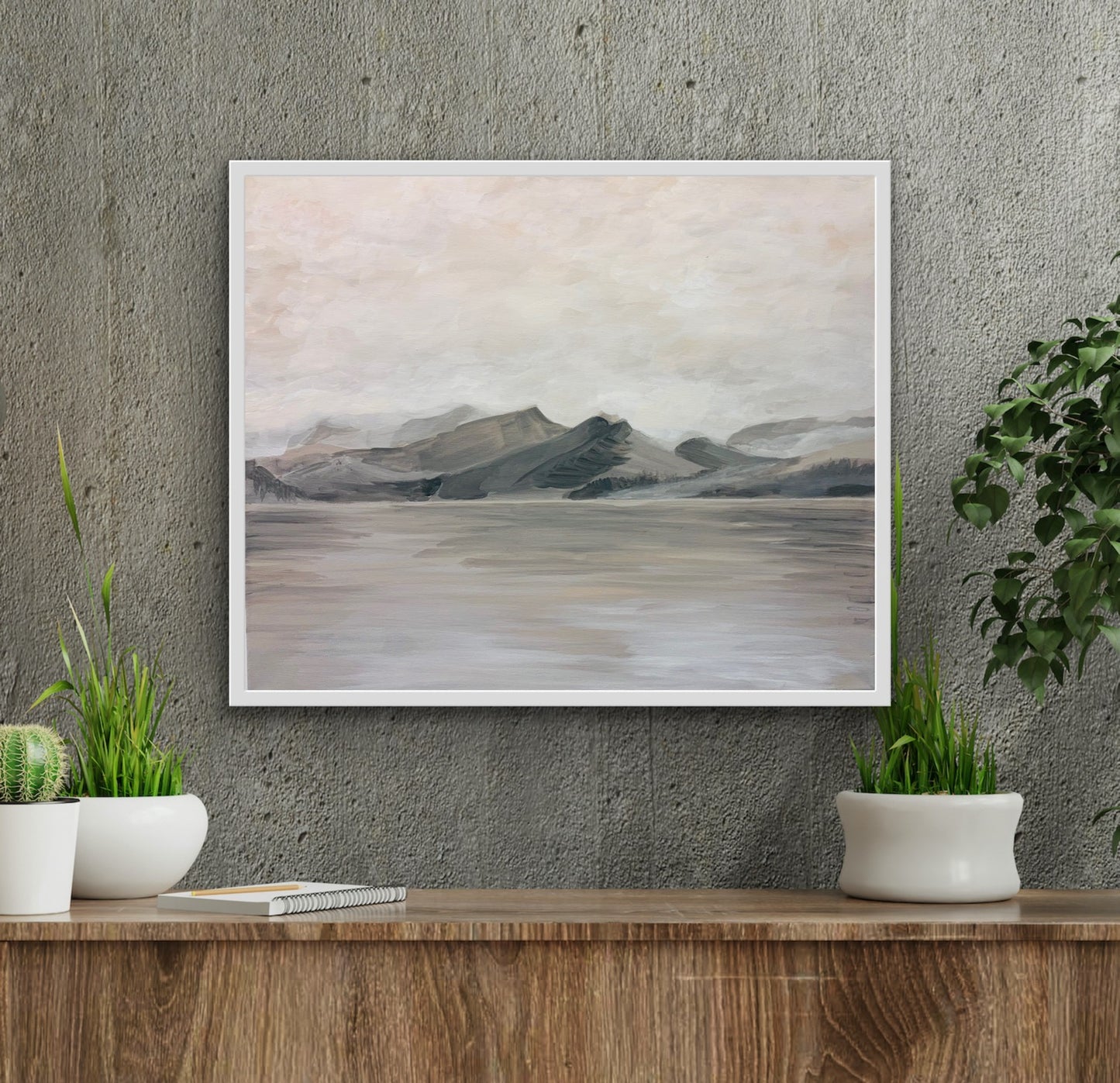 'Brainstorm' Art Canvas- original art size 60cm x 50cm.  Unframed.