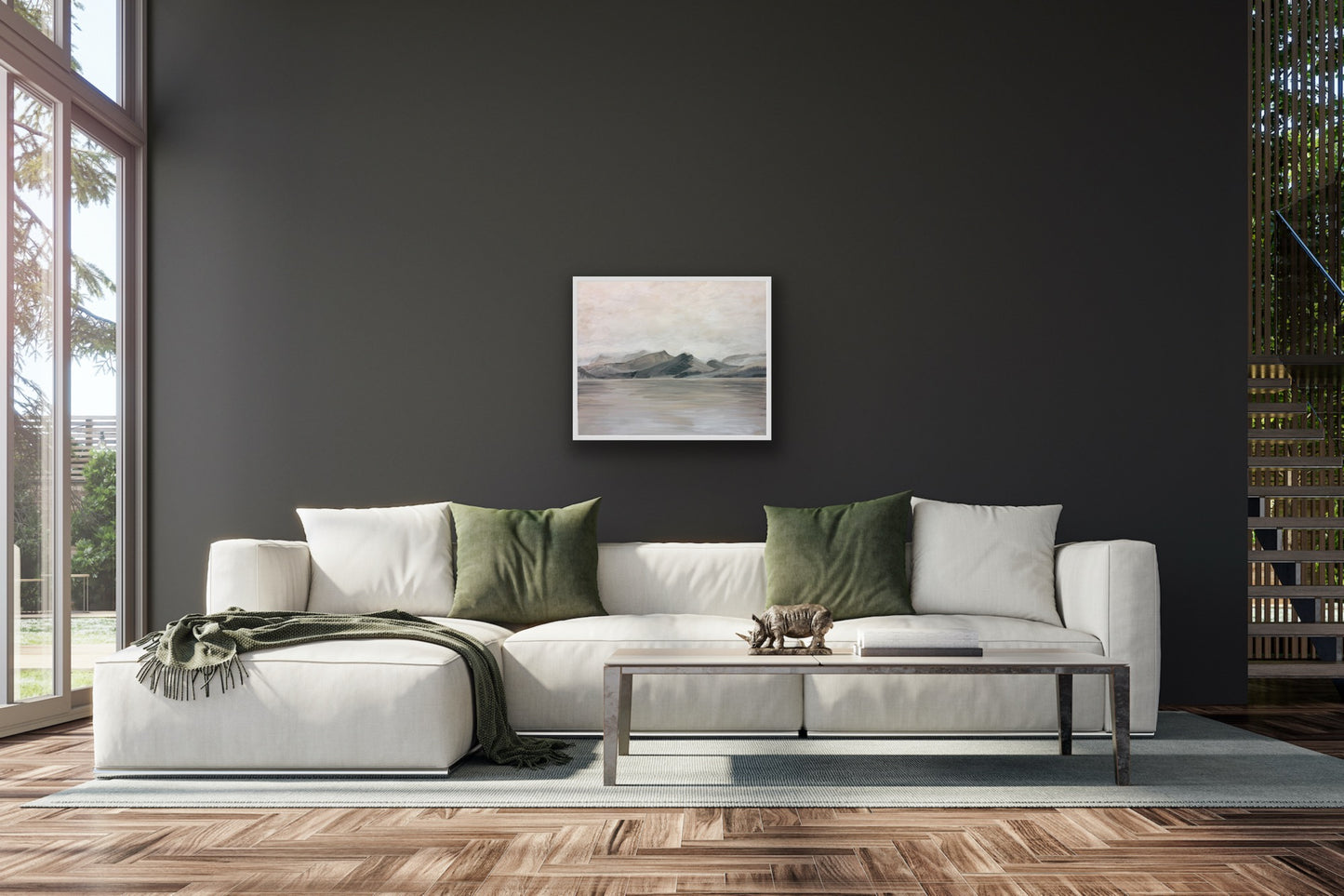 'Brainstorm' Art Canvas- original art size 60cm x 50cm.  Unframed.