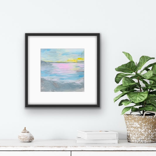 'I Will Stay.... ' Art Print 25cm x 25cm (unframed)