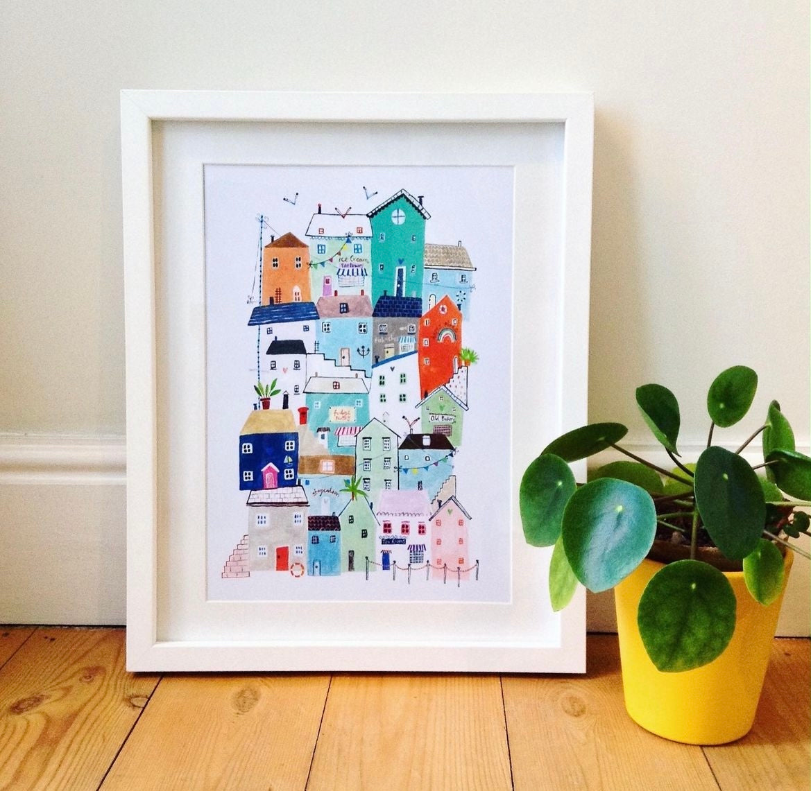 Seaside Houses Print