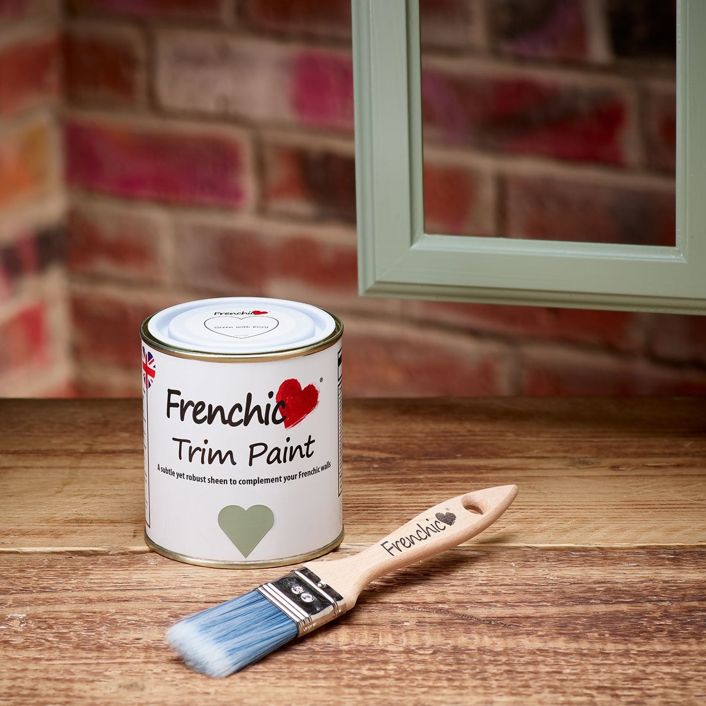 Frenchic Green with Envy Trim Paint